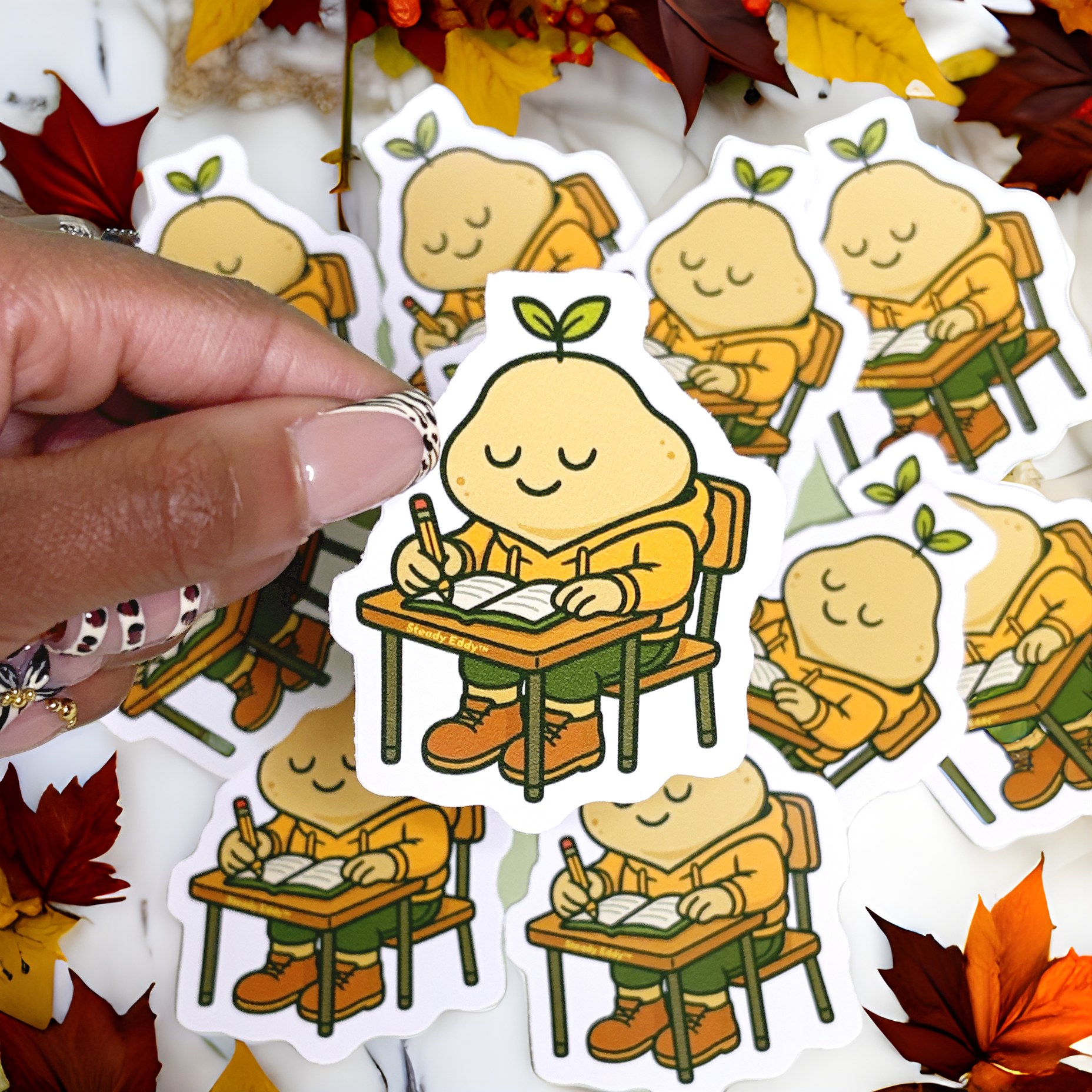 Steady Eddy Fall Reset Sticker Pack