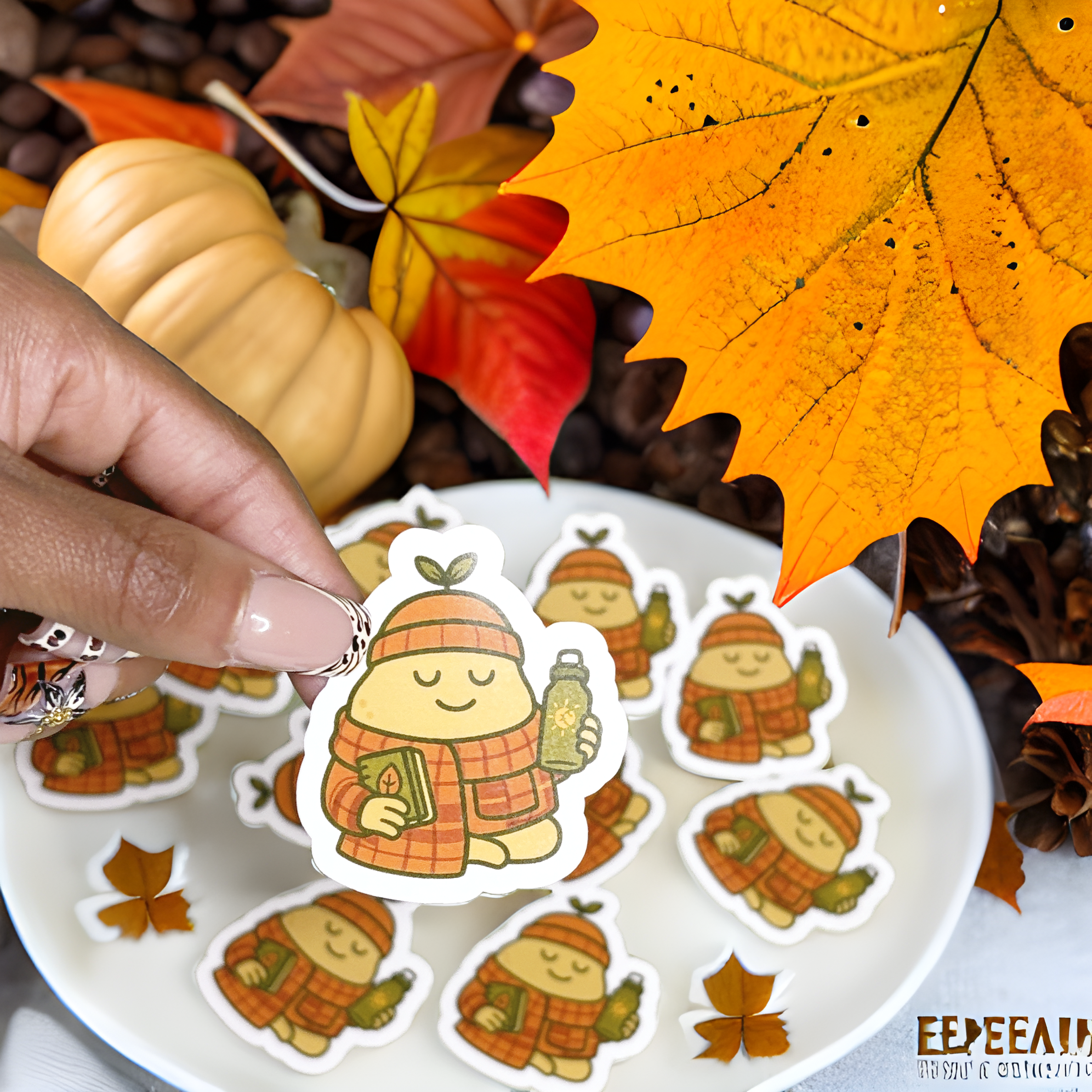 Steady Eddy Fall Reset Sticker Pack