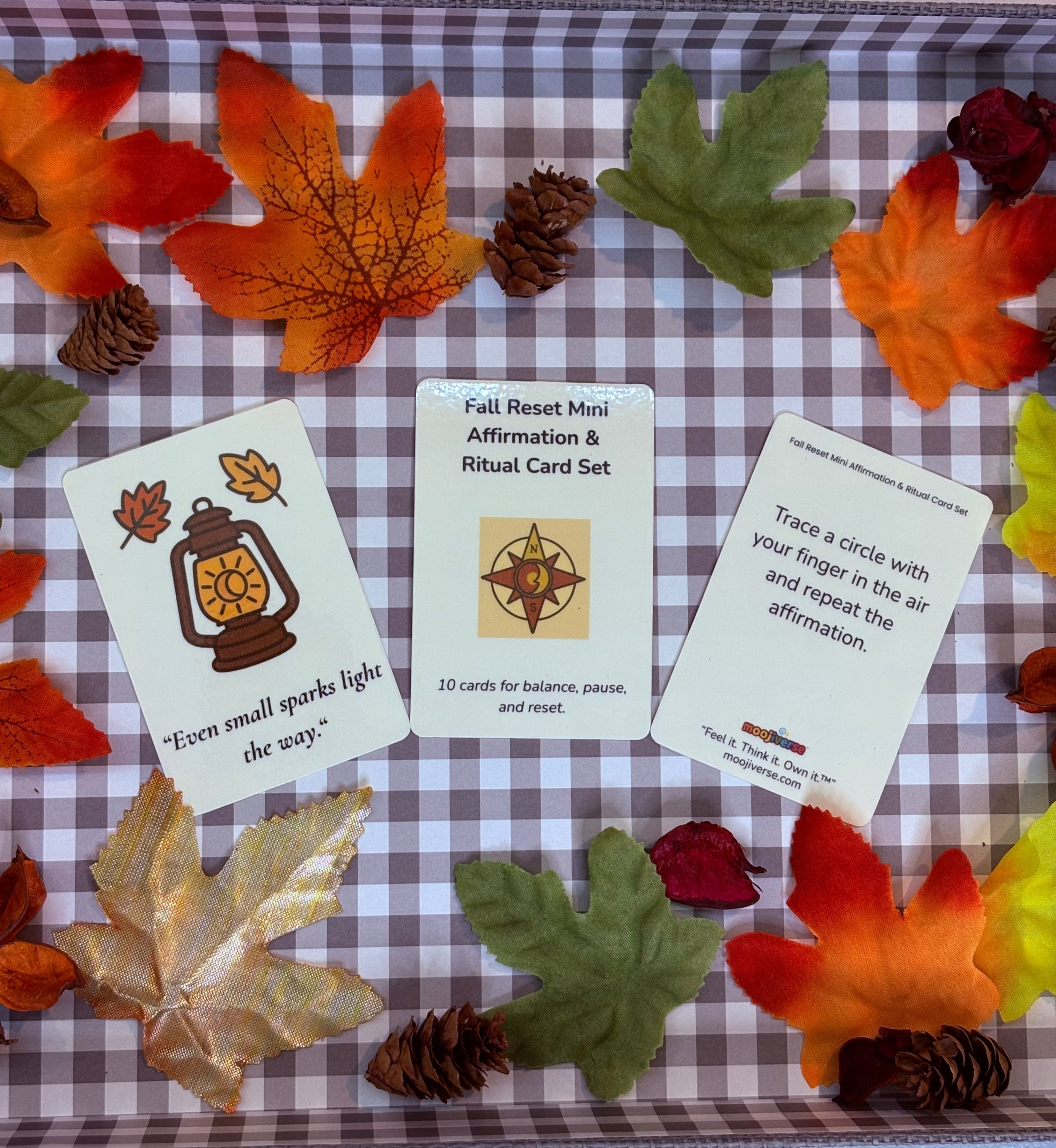 Fall Reset Mini Affirmation & Ritual Card Set