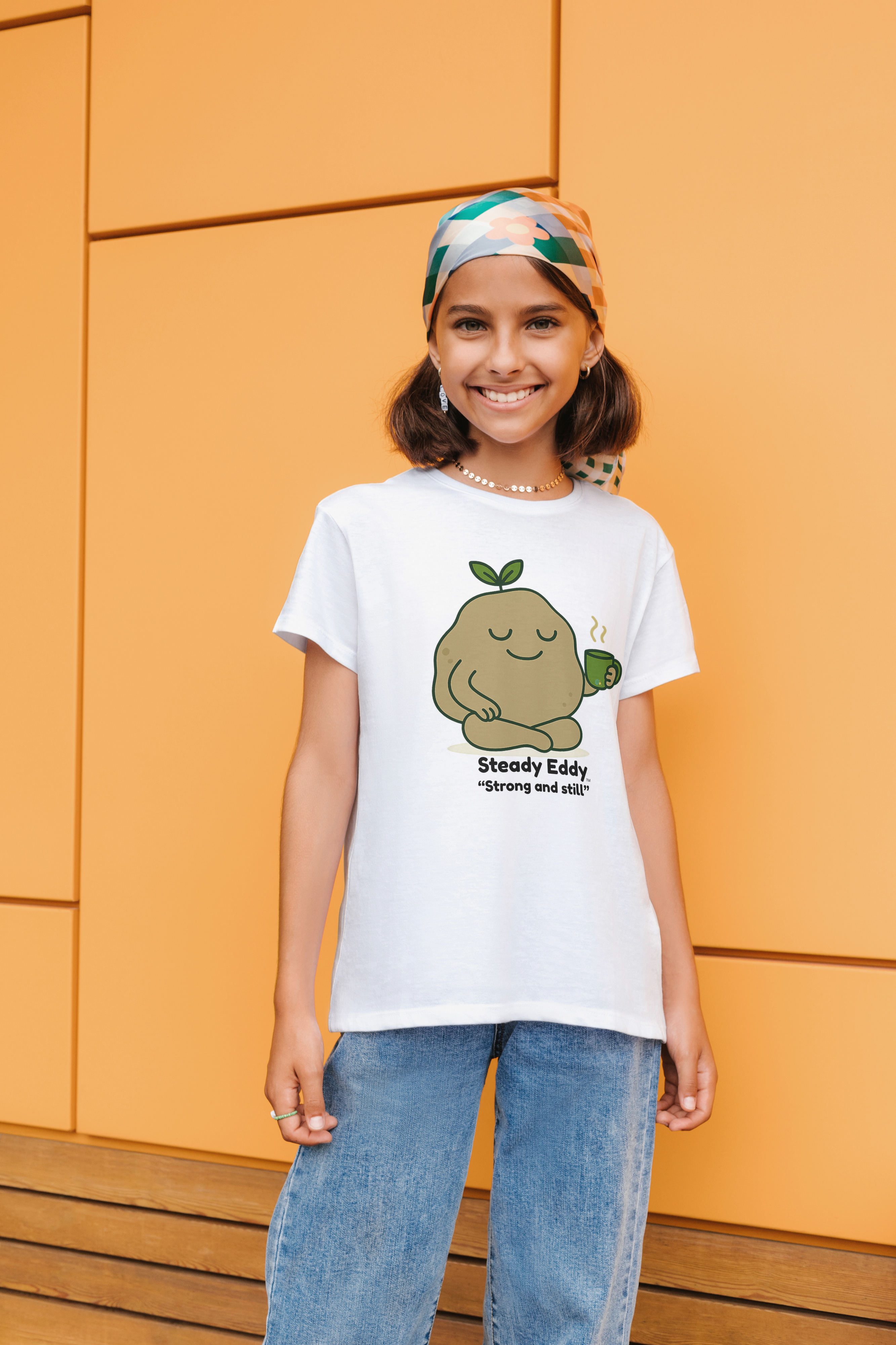Steady Eddy Tee — Calm & Grounded Edition