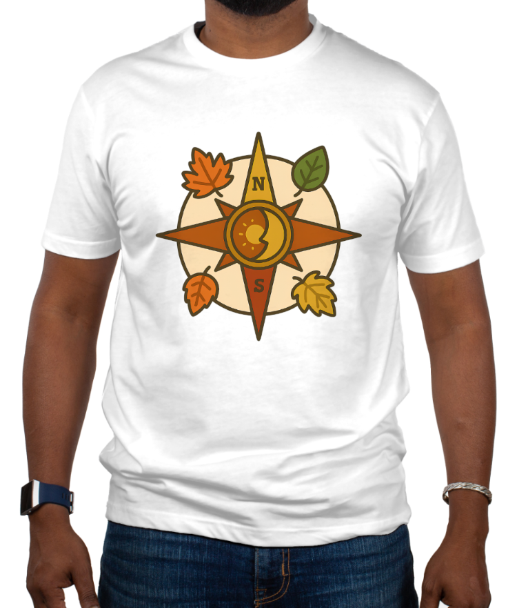 Fall Equinox Tee — Compass Design
