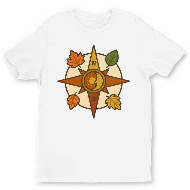 Fall Equinox Tee — Compass Design