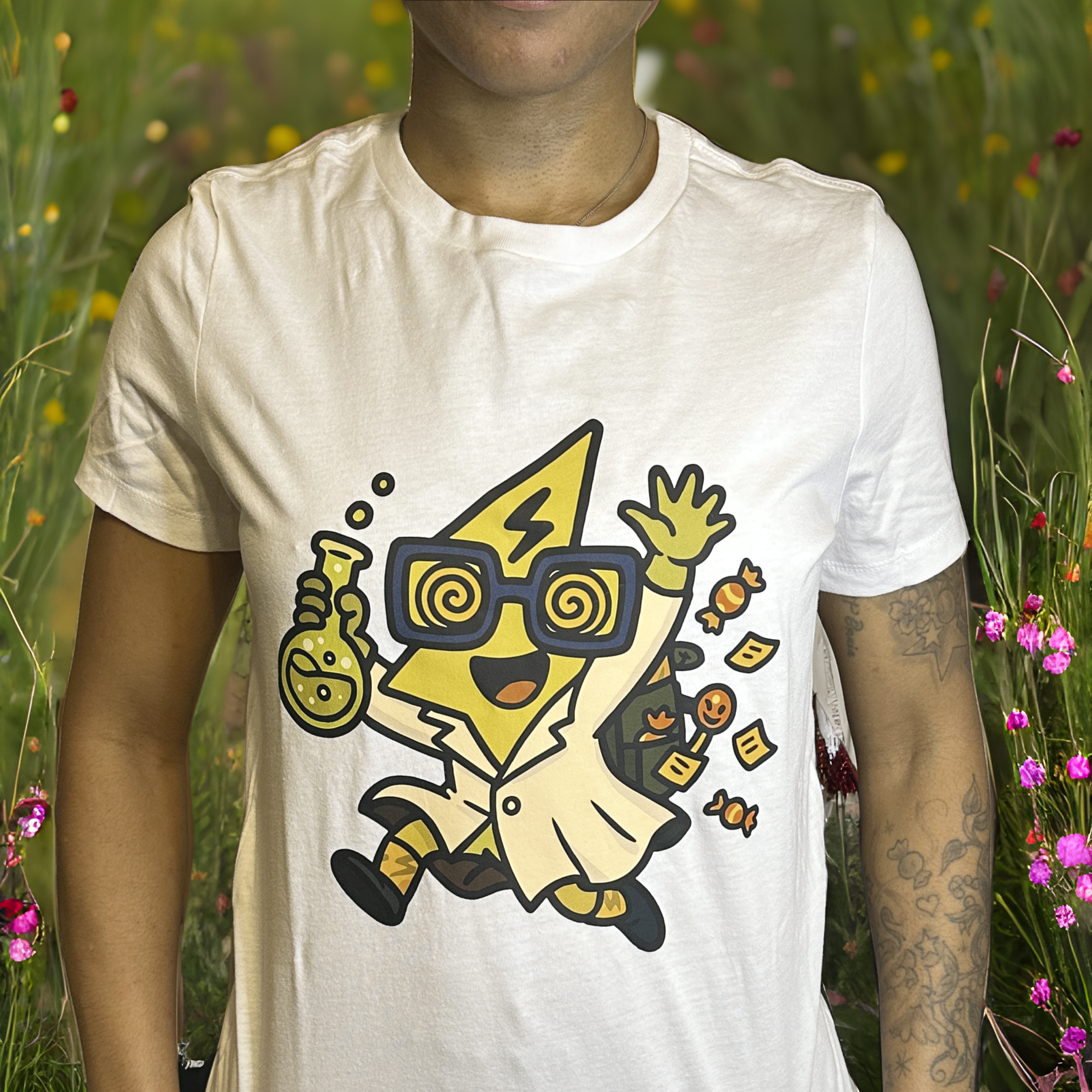 Zany Halloween Tee – “Too Much? Never.”
