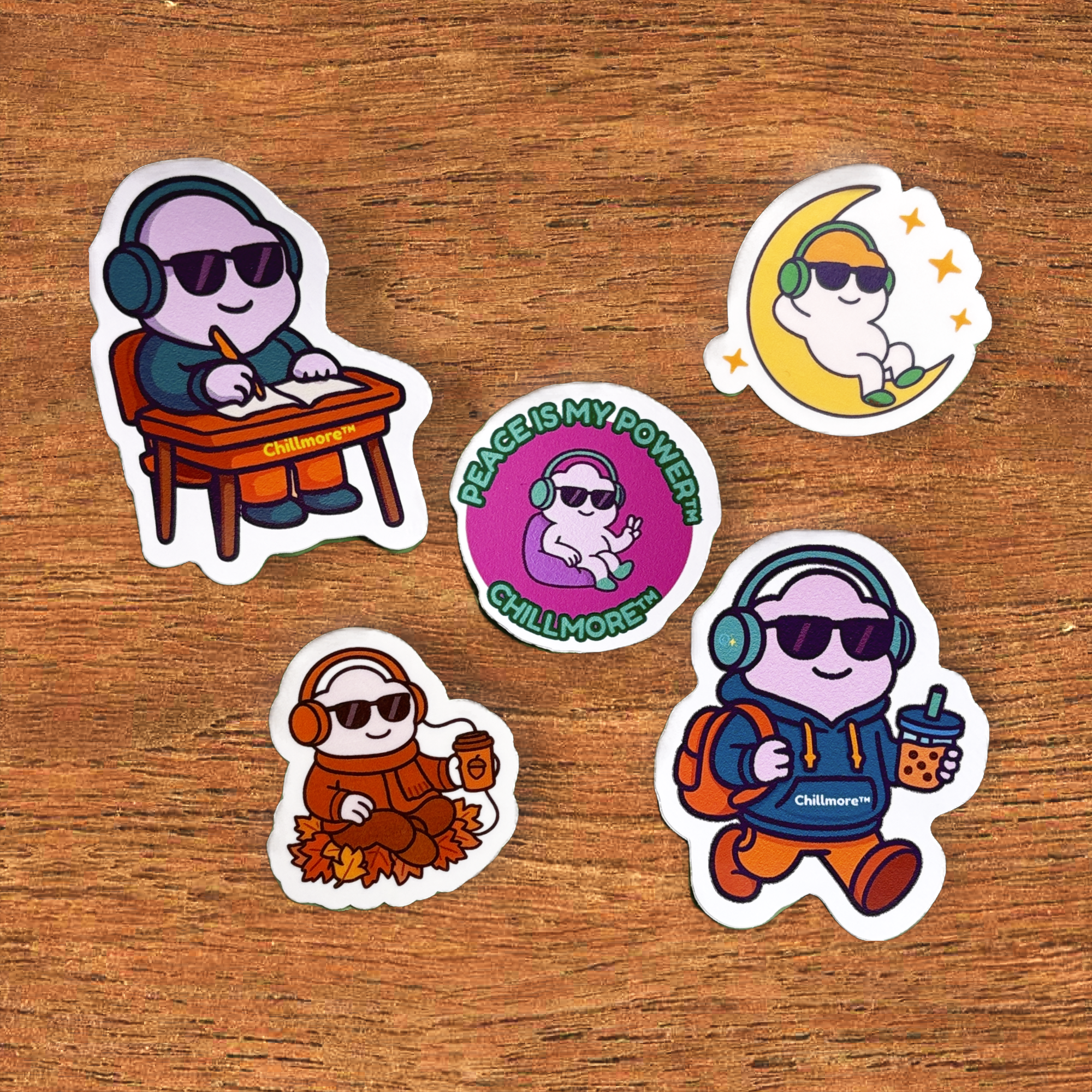 Chillmore Fall Reset Sticker Pack